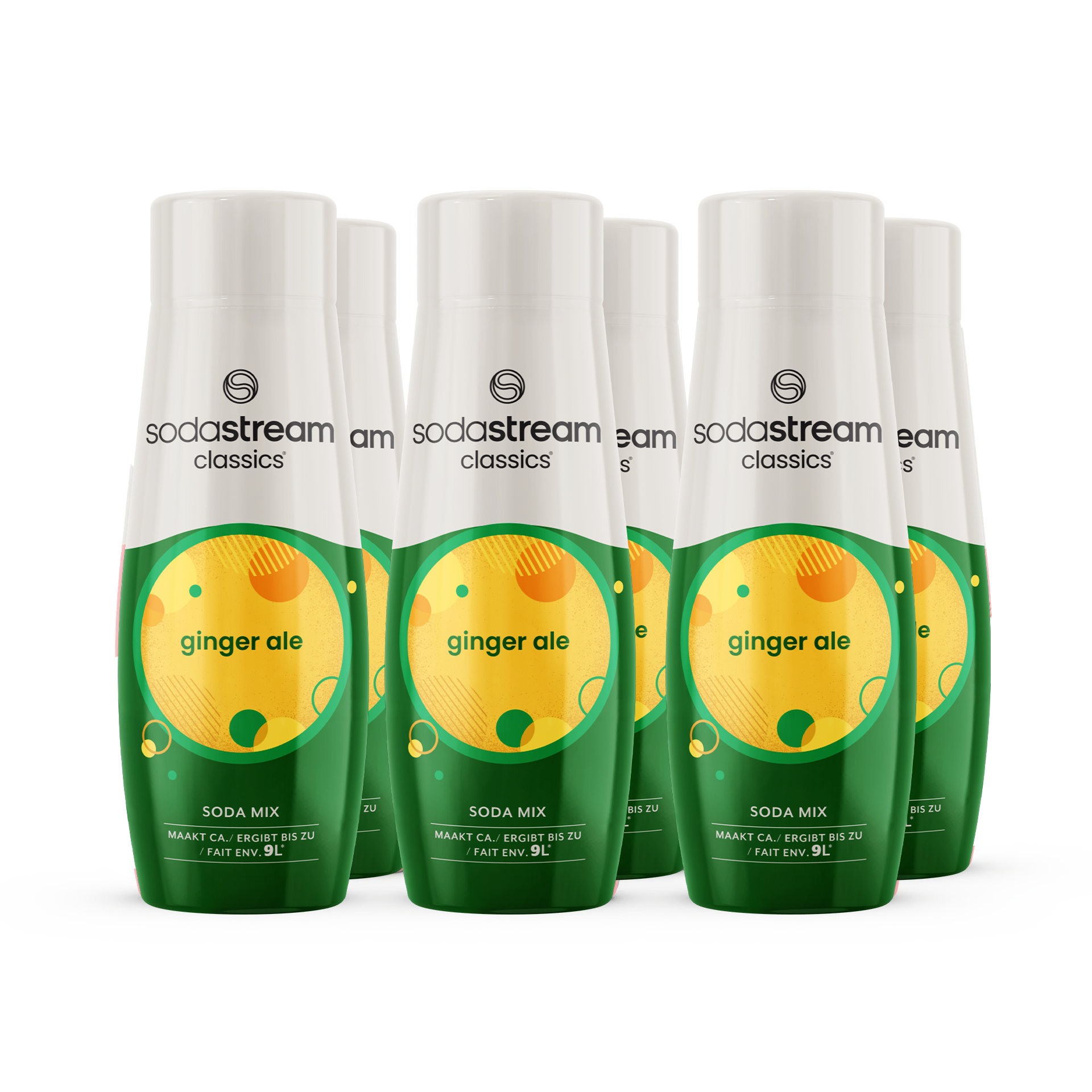 SodaStream Classics - Ginger Ale 6-pack
