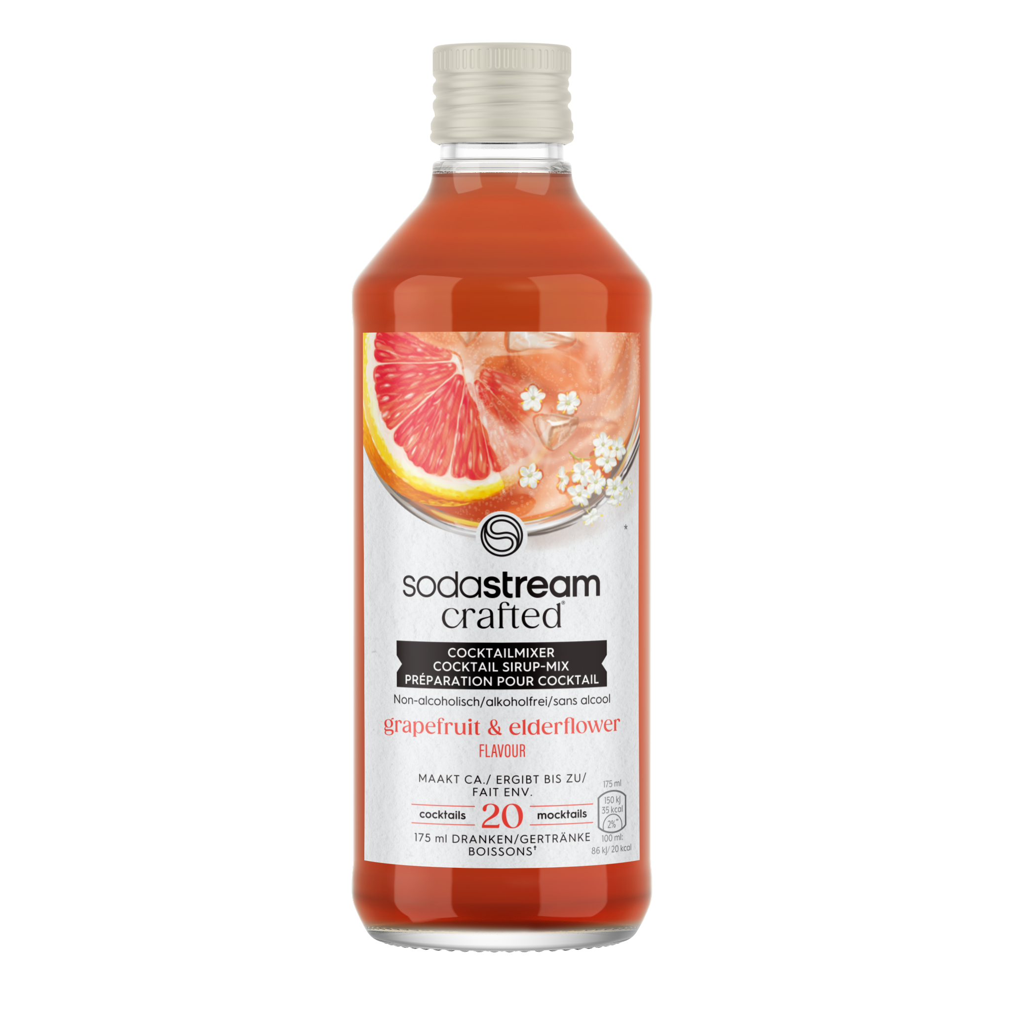 SodaStream Crafted – Grapefruit & Elderflower