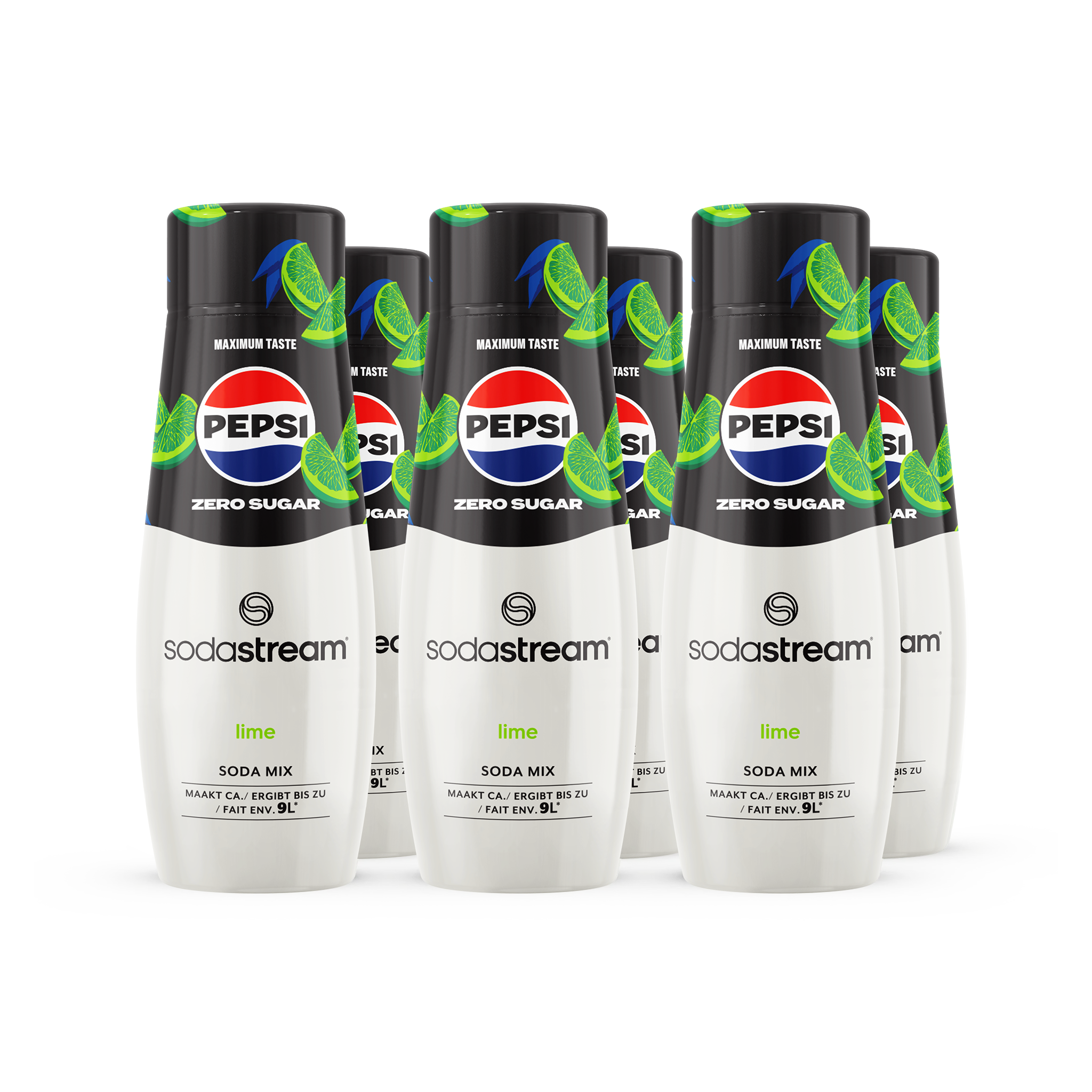 Pepsi Lime Zero 6-pack sodastream