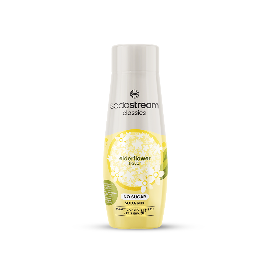 SodaStream Classics - Fruit Flavours - Elderflower Zero