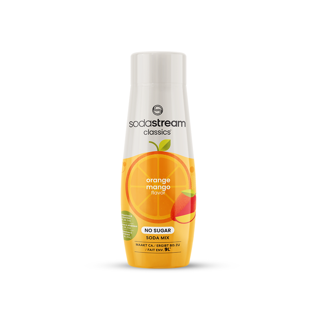 SodaStream Classics - Fruit Flavours - Orange Mango Zero sodastream