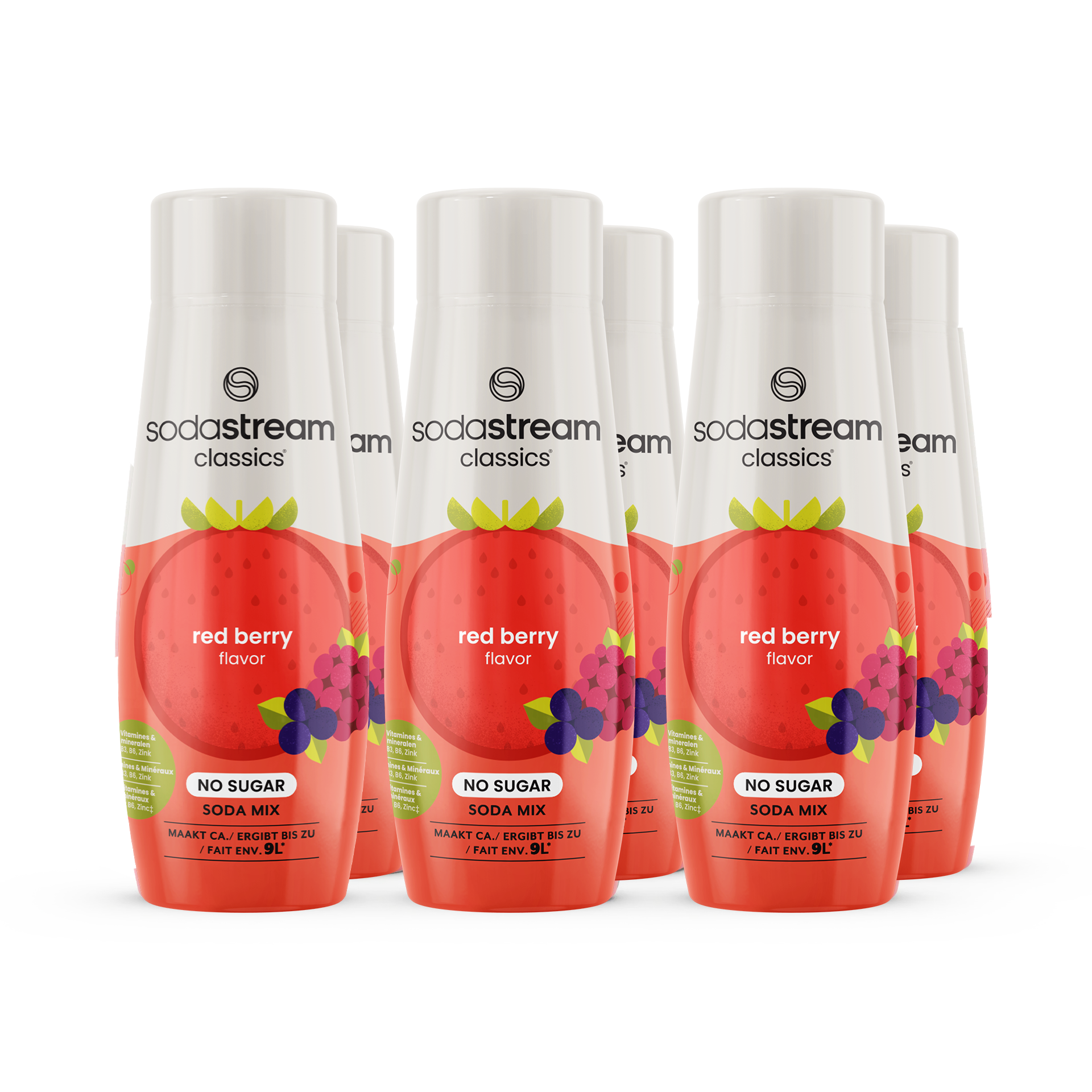 SodaStream Classics - Fruit Flavours - Red Berries Zero 6-pack sodastream