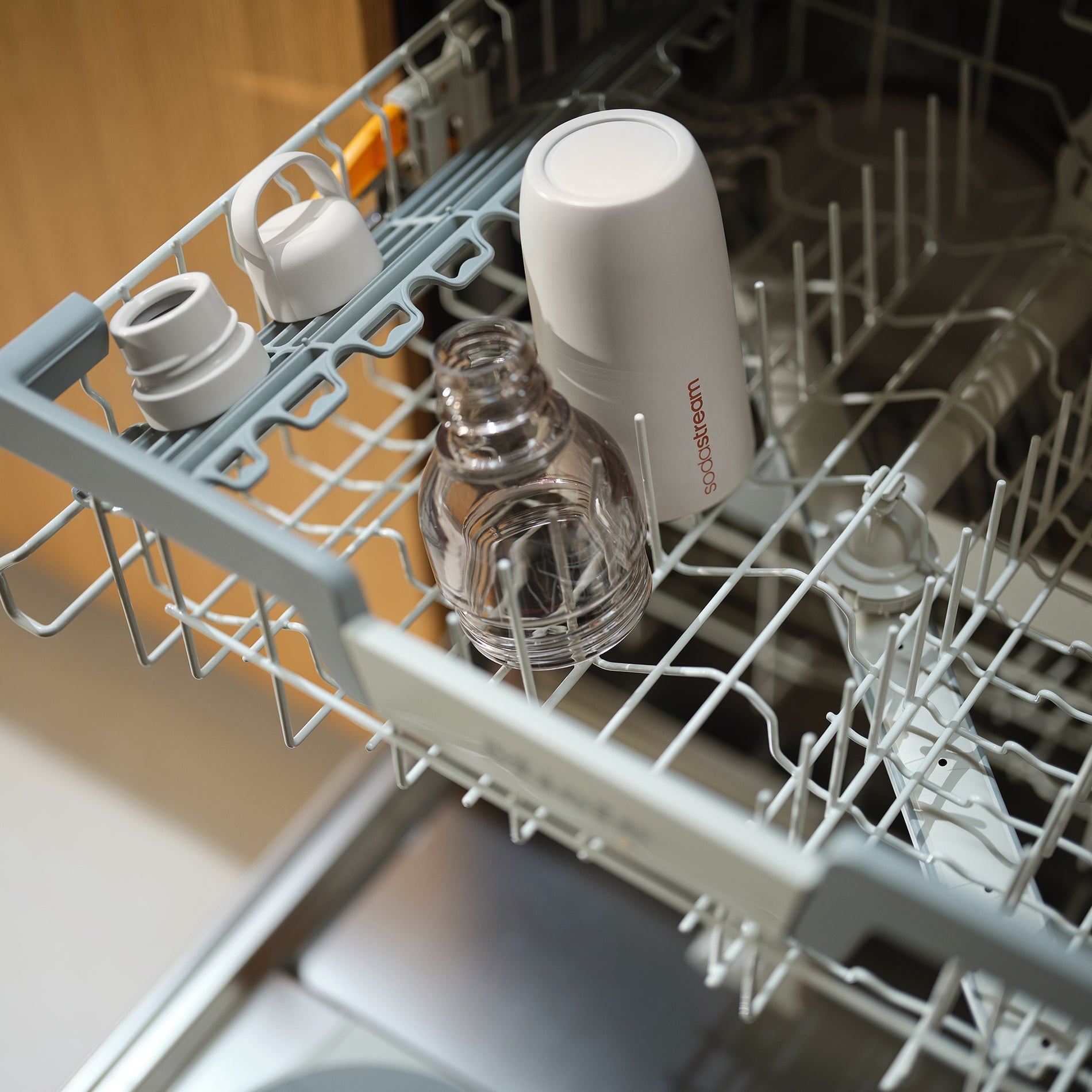 Fizz&go easy mix fles - beige