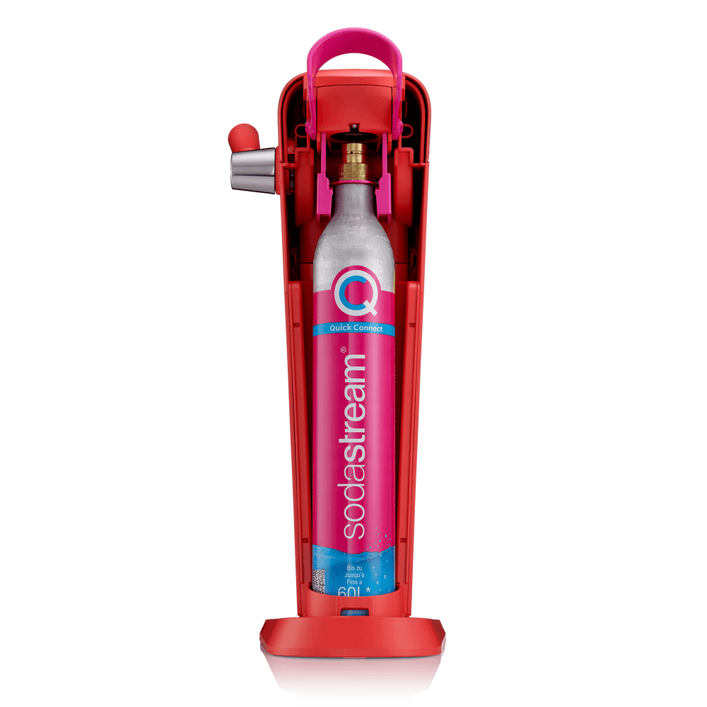 sodastream bruiswater machine rood + quick connect