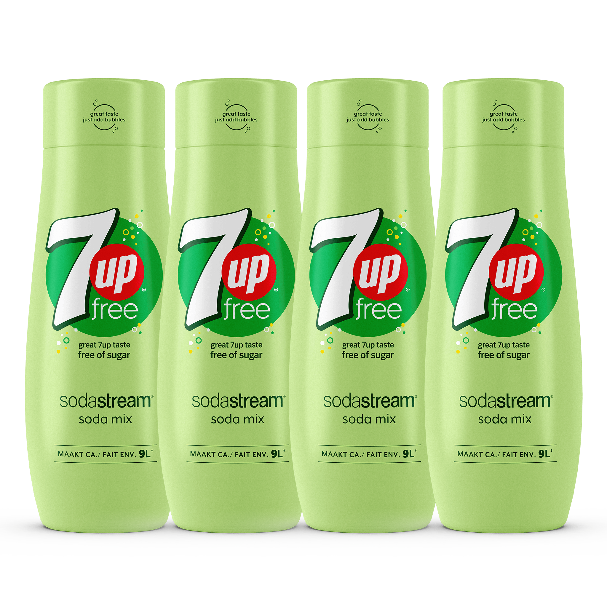 7UP Free 4-pack sodastream