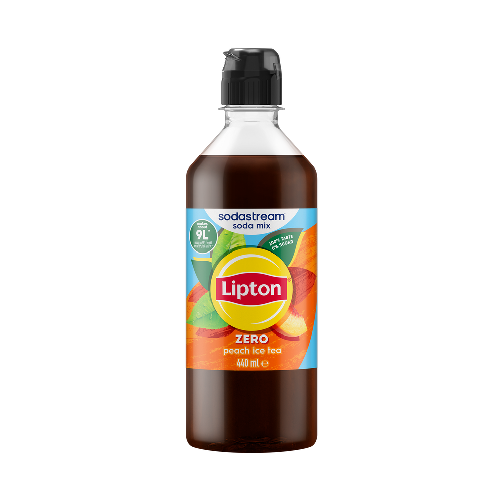Sodastream Lipton ice tea peach zero