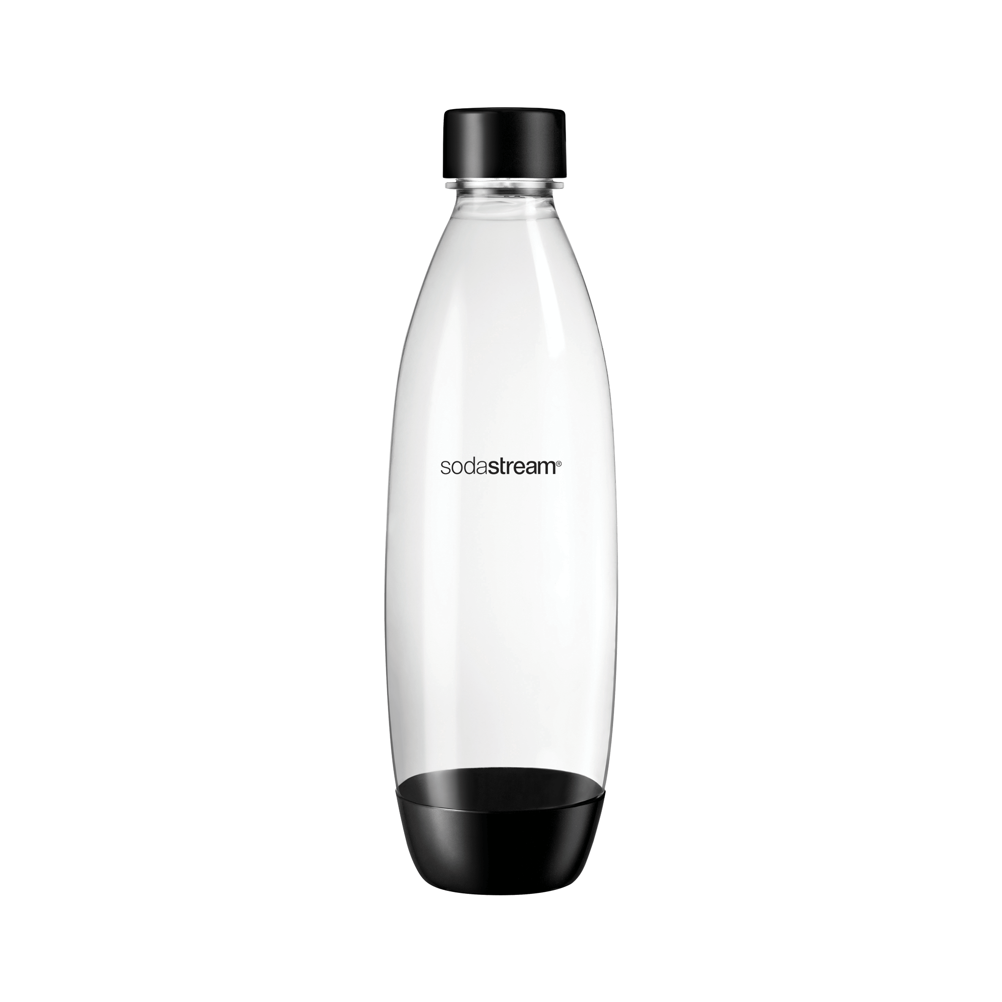 Herbruikbare plastic fles van 1L en 0.5L sodastream