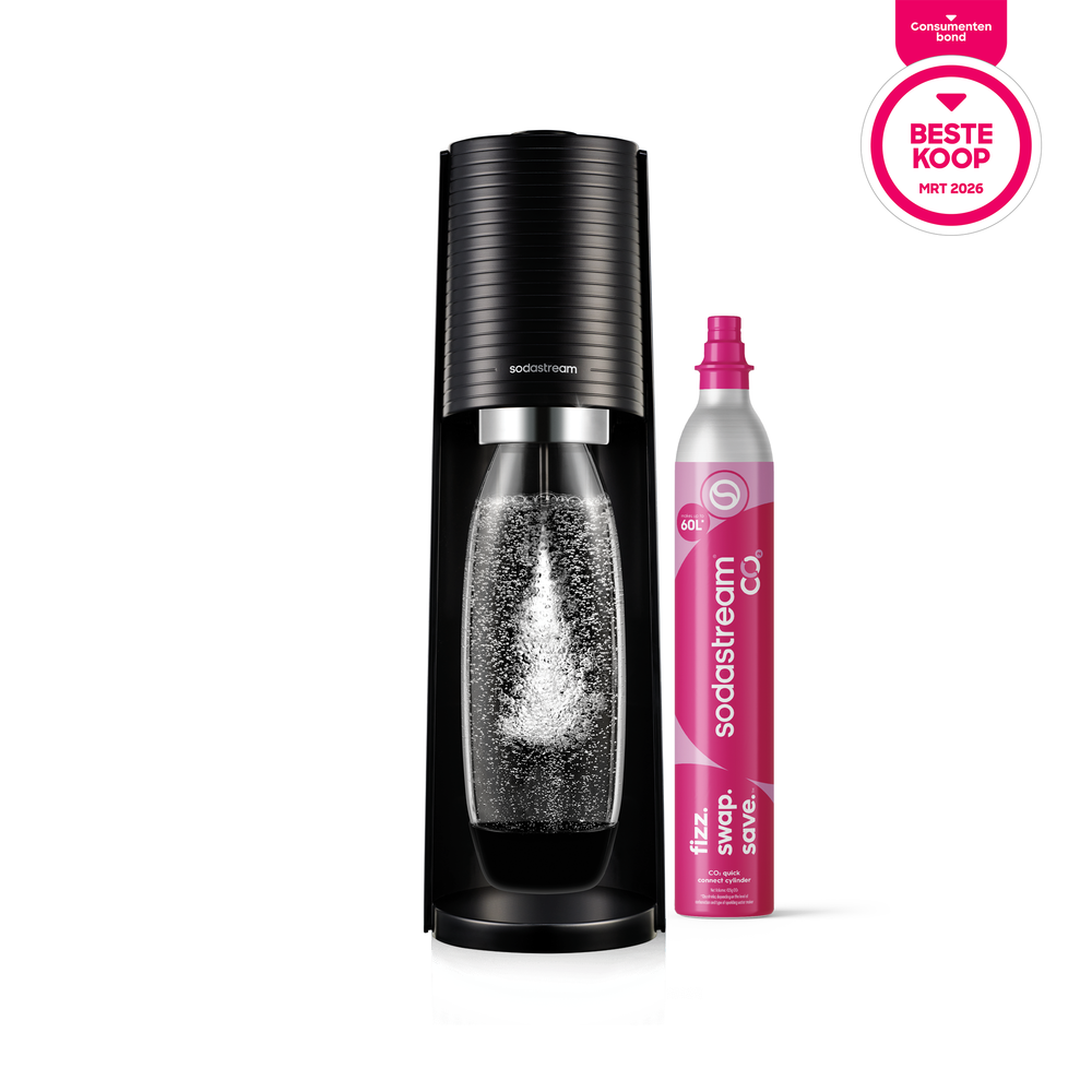 SodaStream Terra Bruiswater Machine zwart starter pack
