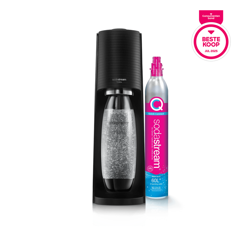 SodaStream Terra Bruiswater Machine zwart starter pack