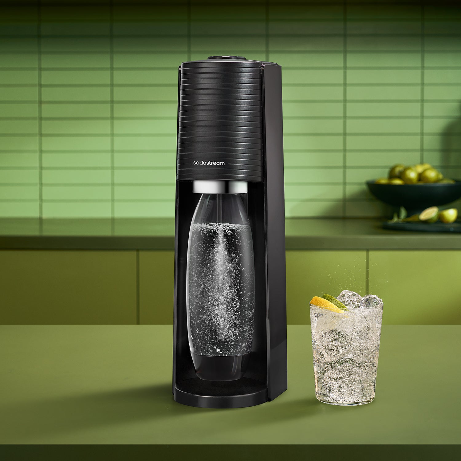 SodaStream Terra Sparkling Water Machine + Quick Connect SodaStream Terra Sparkling Water Machine + Quick Connect
