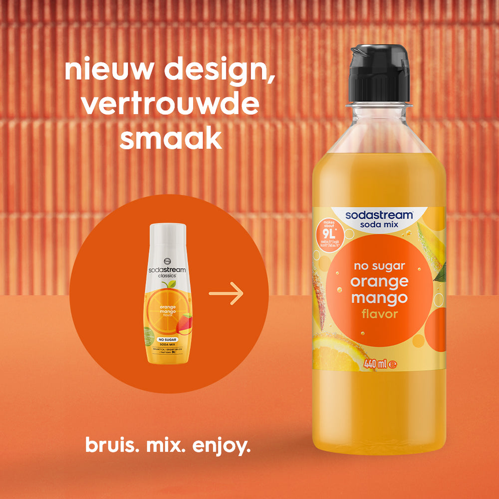 Sodastream Classics - Fruit Flavours - Orange Mango Zero