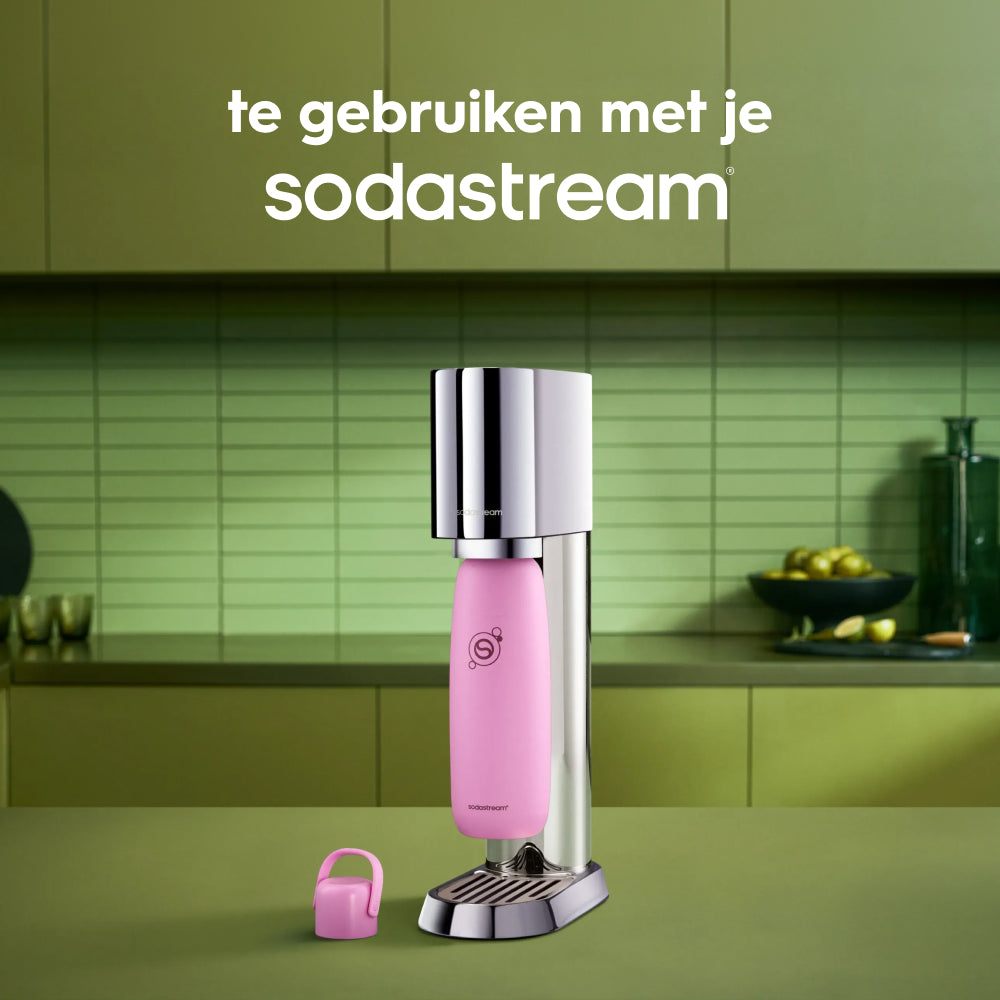 0.9L Sodastream fizz & go™ stainless steel carbonating bottle guava