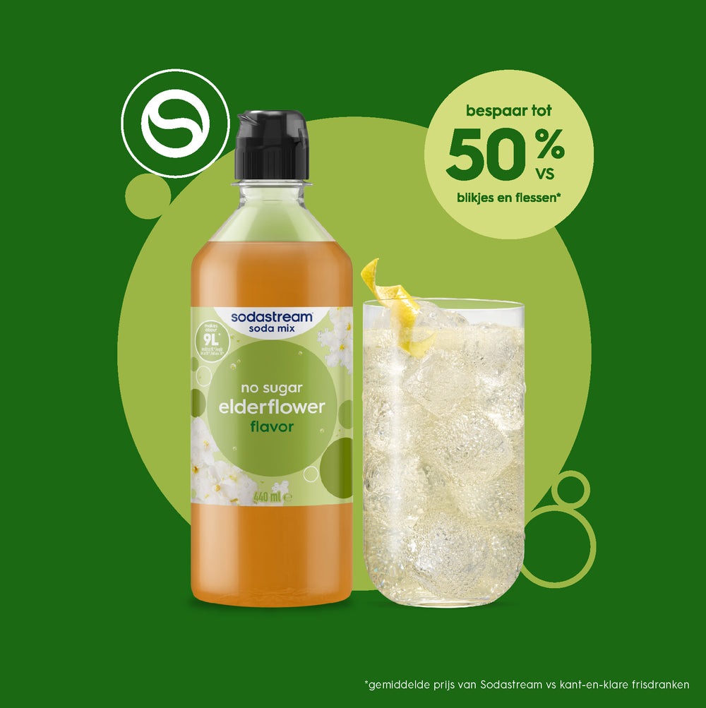 Sodastream Classics - Fruit Flavours - Elderflower Zero – 4