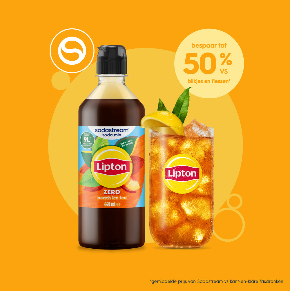 Sodastream Lipton ice tea peach zero