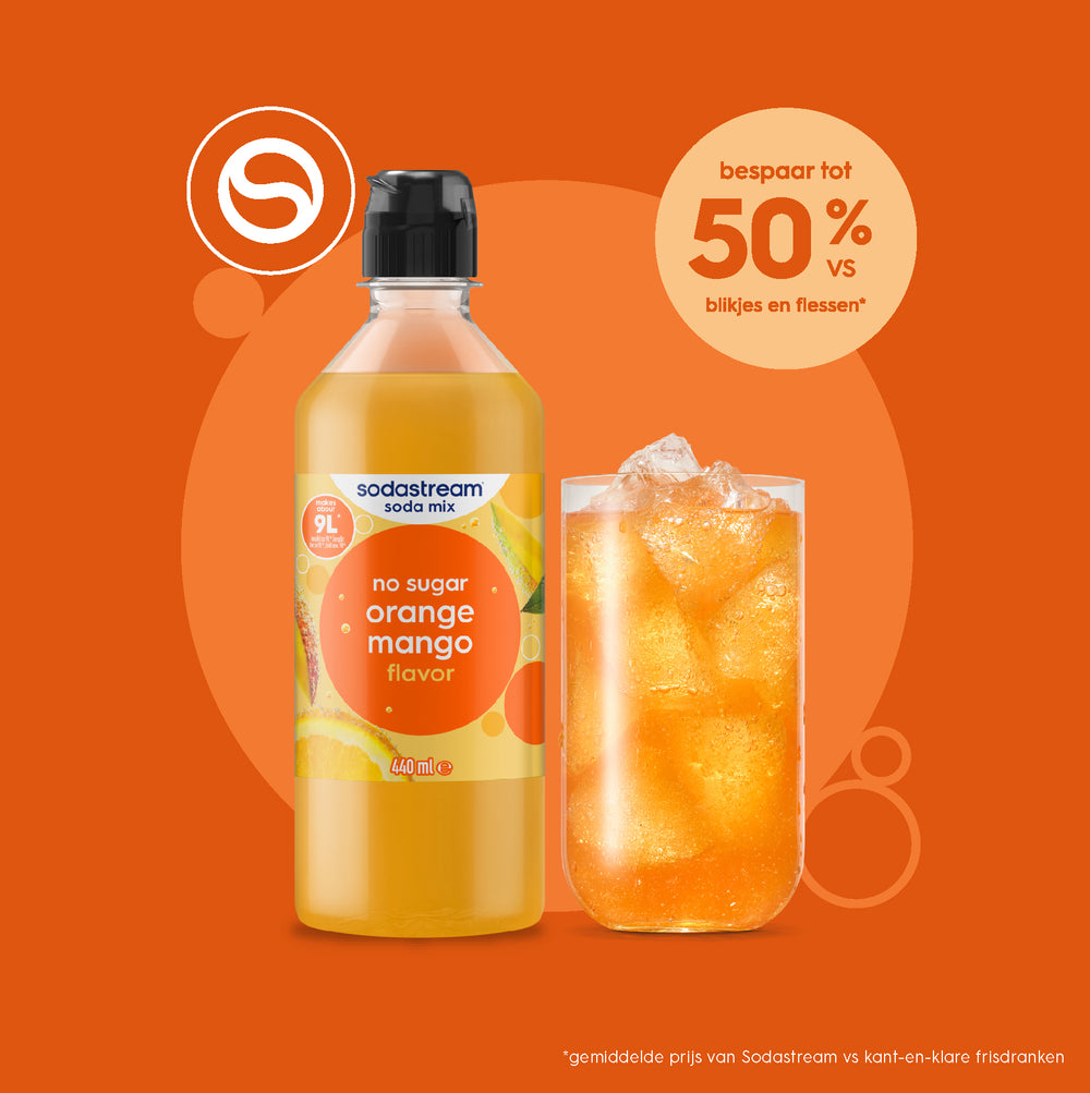 Sodastream Classics - Fruit Flavours - Orange Mango Zero